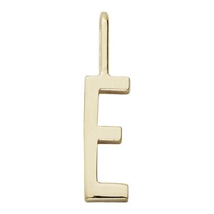 Design Letters Archetype Charm 10 mm Gold A-Z E Design Letters Archetype Charm 10 mm Gold A-Z E