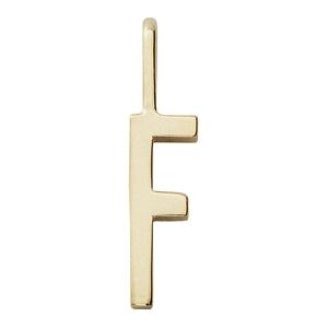 Design Letters Archetype Charm 10 mm Gold A-Z F Design Letters Archetype Charm 10 mm Gold A-Z F