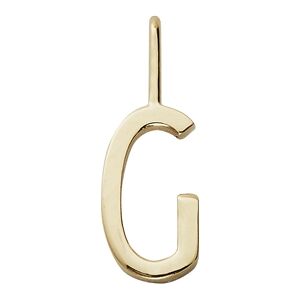 Design Letters Archetype Charm 10 mm Gold A-Z G Design Letters Archetype Charm 10 mm Gold A-Z G