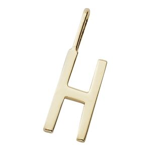 Design Letters Archetype Charm 10 mm Gold A-Z H Design Letters Archetype Charm 10 mm Gold A-Z H