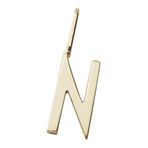 Design Letters Archetype Charm 10 mm Gold A-Z N Design Letters Archetype Charm 10 mm Gold A-Z N