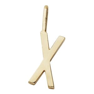 Design Letters Archetype Charm 10 mm Gold A-Z X Design Letters Archetype Charm 10 mm Gold A-Z X
