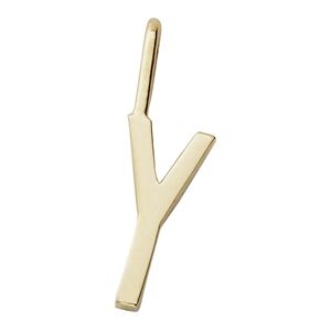 Design Letters Archetype Charm 10 mm Gold A-Z Y Design Letters Archetype Charm 10 mm Gold A-Z Y