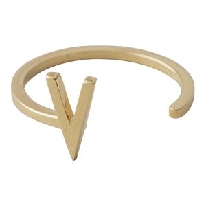 Design Letters Ring Gold A-Z V Design Letters Ring Gold A-Z V