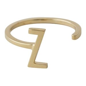Design Letters Ring Gold A-Z Z Design Letters Ring Gold A-Z Z