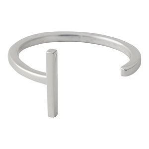 Design Letters Ring Silver A-Z I Design Letters Ring Silver A-Z I