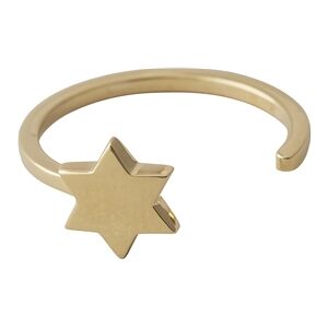 Design Letters Star Ring Gold Design Letters Star Ring Gold