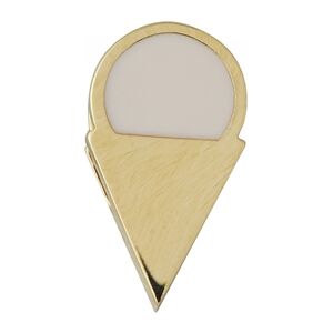 Design Letters Enamel Ice Cream Charm Gold Nude Design Letters Enamel Ice Cream Charm Gold Nude