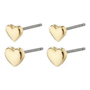 Pilgrim 66231-2003 AFRODITTE Heart Earrings 2-In-1 Set 1 set Pilgrim 66231-2003 AFRODITTE Heart Earrings 2-In-1 Set 1 set