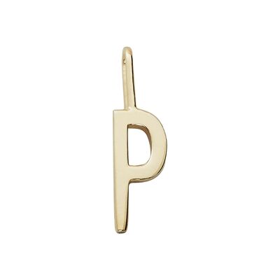 Design Letters Archetype Charm 10 mm Gold A-Z P Design Letters Archetype Charm 10 mm Gold A-Z P