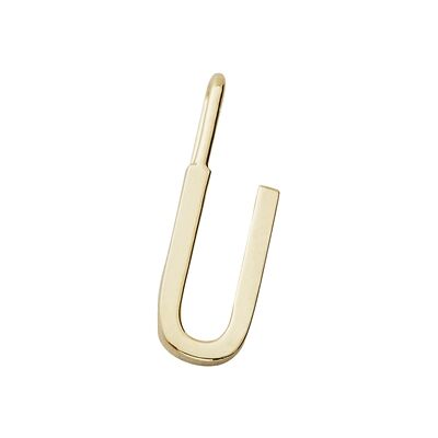 Design Letters Archetype Charm 10 mm Gold A-Z U Design Letters Archetype Charm 10 mm Gold A-Z U