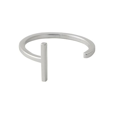 Design Letters Ring Silver A-Z I Design Letters Ring Silver A-Z I