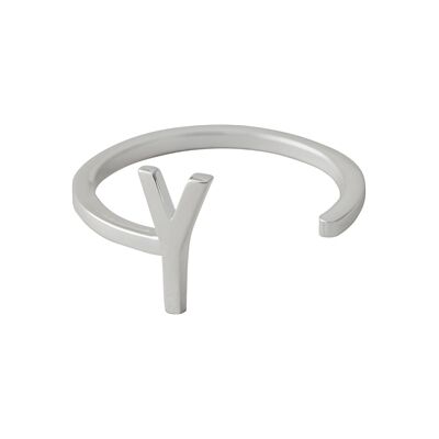 Design Letters Ring Silver A-Z Y Design Letters Ring Silver A-Z Y