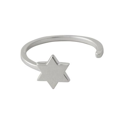 Design Letters Star Ring Silver Design Letters Star Ring Silver