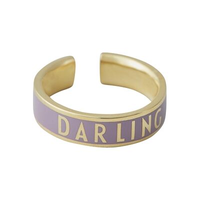 Design Letters Word Candy Ring Dusty Purple Design Letters Word Candy Ring Dusty Purple