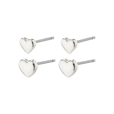 Pilgrim 66231-6003 AFRODITTE Heart Earrings 2-In-1 Set 1 set Pilgrim 66231-6003 AFRODITTE Heart Earrings 2-In-1 Set 1 set