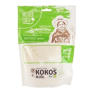 Mother Earth Kokosmjöl Premium EKO 500 gram Mother Earth Kokosmjöl Premium EKO 500 gram