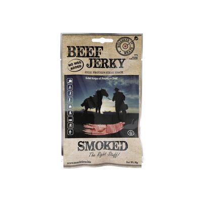 Bullseye Meats Biff Jerky Røkt - Proteinrikt Snack Bullseye Meats Biff Jerky Røkt - Proteinrikt Snack
