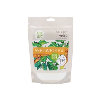 Mother Earth Arrowrot Pulver EKO 75 gram Mother Earth Arrowrot Pulver EKO 75 gram