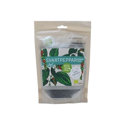 Mother Earth Svartpeppar Hel EKO 200 gram Mother Earth Svartpeppar Hel EKO 200 gram