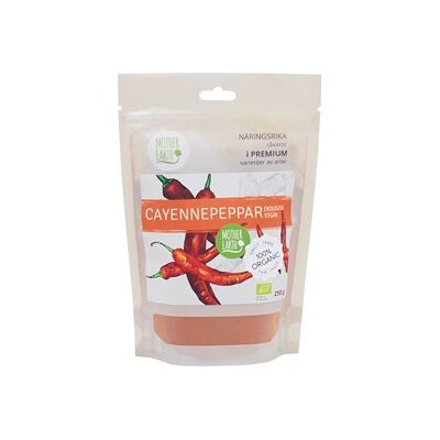 Mother Earth Cayennpeppar Mald 250 gram Mother Earth Cayennpeppar Mald 250 gram