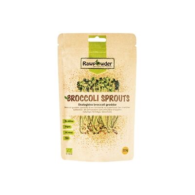 Rawpowder Broccoli Sprouted EKO 115 gram Rawpowder Broccoli Sprouted EKO 115 gram