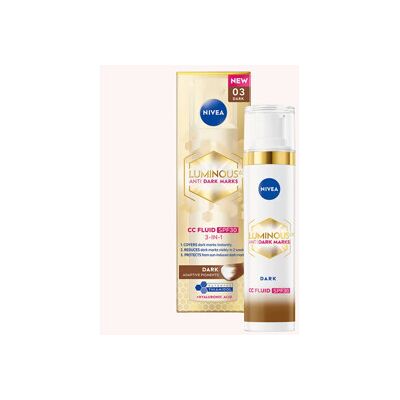 NIVEA SK30 Mørk CC-Fluid - Anti mørke flekker, 40ml NIVEA SK30 Mørk CC-Fluid - Anti mørke flekker, 40ml