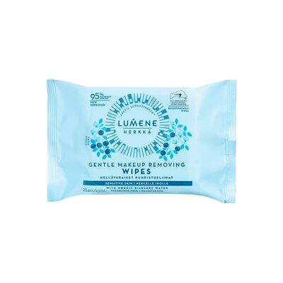 Lumene Herkkä Gentle Make-up Remove Wipes - 25 stk Lumene Herkkä Gentle Make-up Remove Wipes - 25 stk