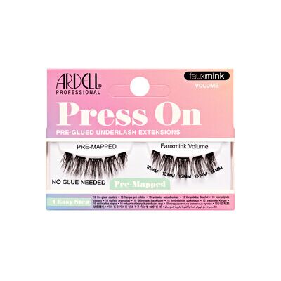 Ardell Press On Pre-Mapped Volume Extensions 1 set Faux Mink Ardell Press On Pre-Mapped Volume Extensions 1 set Faux Mink