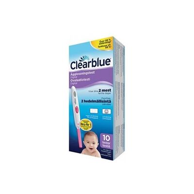 Clearblue Digital Eggløsningstest - 10 Pakninger Clearblue Digital Eggløsningstest - 10 Pakninger