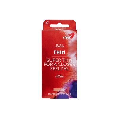 RFSU Kondom Thin 30 stk/pakke RFSU Kondom Thin 30 stk/pakke