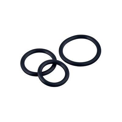 RFSU Svart Pleasure Rings Sett - Penisringer Sett RFSU Svart Pleasure Rings Sett - Penisringer Sett
