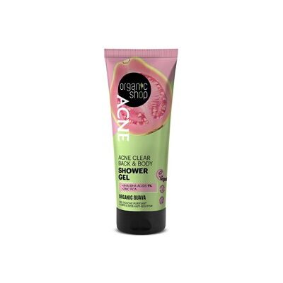 Organic Shop Acne Clear Back & Body Shower Gel 200 ml Organic Shop Acne Clear Back & Body Shower Gel 200 ml