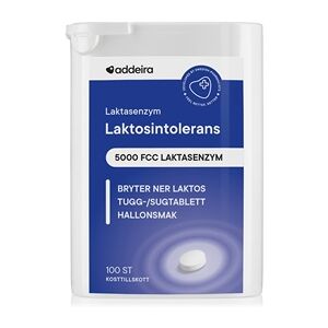 Addeira Laktasenzym 100 tabletter Addeira Laktasenzym 100 tabletter