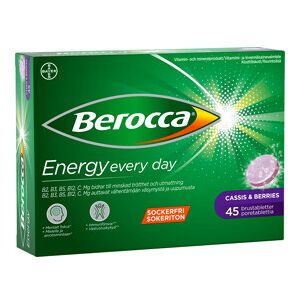 Berocca Energy Cassis & Berries 45 tabletter Berocca Energy Cassis & Berries 45 tabletter