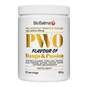 BioSalma PWO Mango & Passionsfrukt 500 gram BioSalma PWO Mango & Passionsfrukt 500 gram