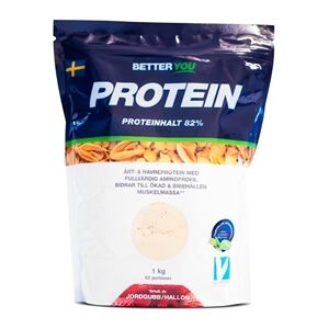 Better You Erte- og havreprotein Jordbær Bringebær - Proteinpulver Better You Erte- og havreprotein Jordbær Bringebær - Proteinpulver