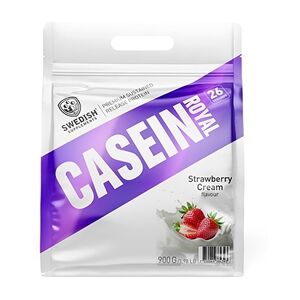 Swedish Supplements Casein - Strawberry Cream 900 gram Swedish Supplements Casein - Strawberry Cream 900 gram