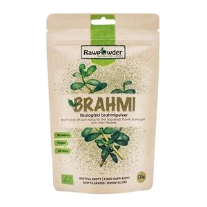 Rawpowder Brahmi pulver 125 gram Rawpowder Brahmi pulver 125 gram