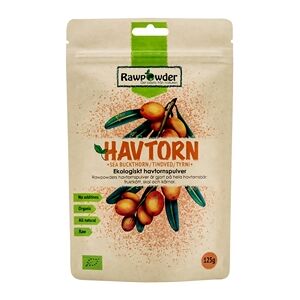 Rawpowder Havtornspulver 125 gram Rawpowder Havtornspulver 125 gram