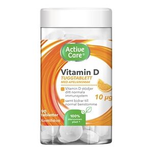 Active Care Vitamin D 90 tabletter Active Care Vitamin D 90 tabletter