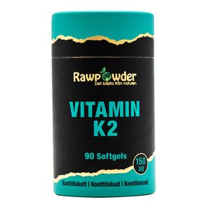 Rawpowder Vitamin K2 150µg 90 kapsler Rawpowder Vitamin K2 150µg 90 kapsler