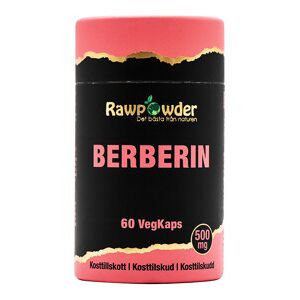 Rawpowder Berberin 500mg 60 kapsler Rawpowder Berberin 500mg 60 kapsler