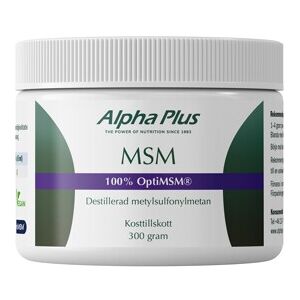 Alpha Plus MSM (OptiMSM) 300 gram Alpha Plus MSM (OptiMSM) 300 gram