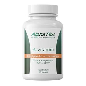 Alpha Plus A-vitamin 60 kapsler Alpha Plus A-vitamin 60 kapsler