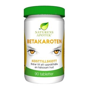 Naturens Apotek Betakaroten 90 tabletter Naturens Apotek Betakaroten 90 tabletter