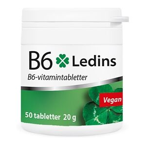 Ledins B-6 50 tabletter Ledins B-6 50 tabletter
