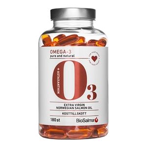 BioSalma Omega-3 Salmon Oil 1000mg 180 kapsler BioSalma Omega-3 Salmon Oil 1000mg 180 kapsler