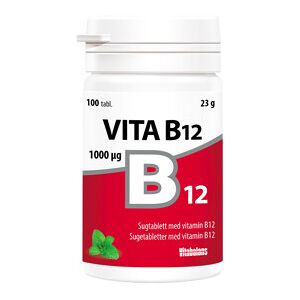 Vitabalans B12 Sugetablett - Kosttilskudd Vitabalans B12 Sugetablett - Kosttilskudd