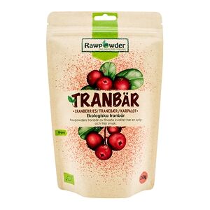 Rawpowder Tranbär 250 gram Rawpowder Tranbär 250 gram